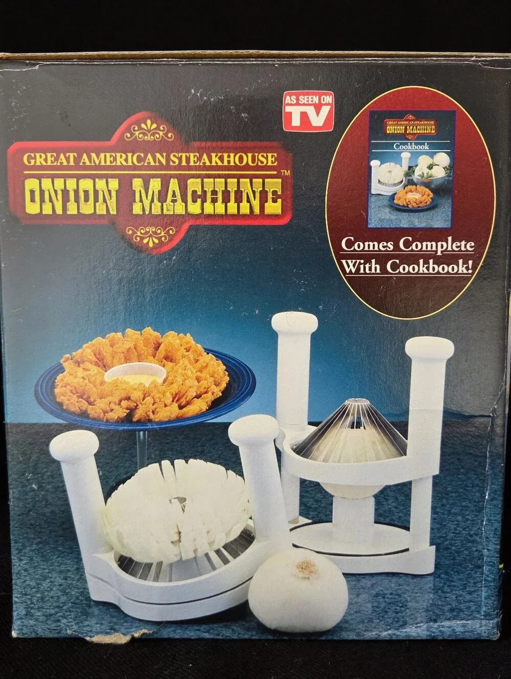 Great American Steakhouse Blooming Onion Machine w/Cookbook As Seen On TV EUC